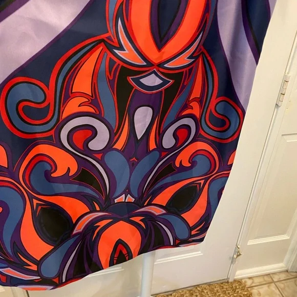 Banana Republic Abstract Retro Print Sleeveless Dress 4 S - Picture 10 of 10